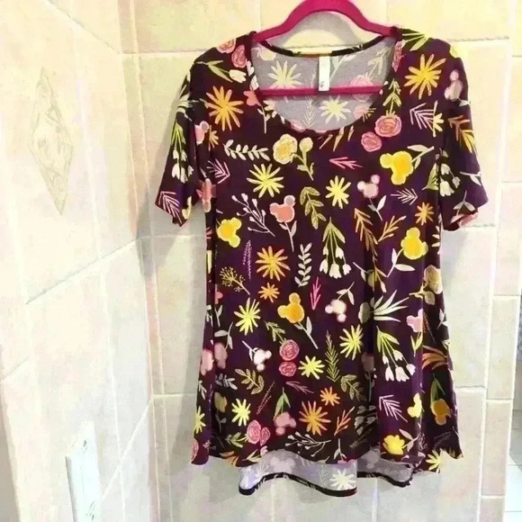 Lularue Mickey Flowers design,Size XS - Picture 1 of 3